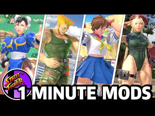 Street Fighter Mods | 1 Minute Mods (Super Smash Bros. Ultimate)