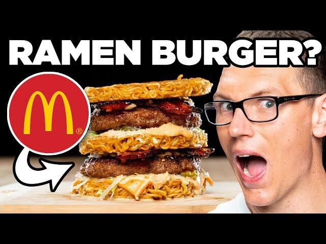 McDonald's Kimchi Bacon Ramen Big Mac Taste Test | FUTURE FAST FOOD