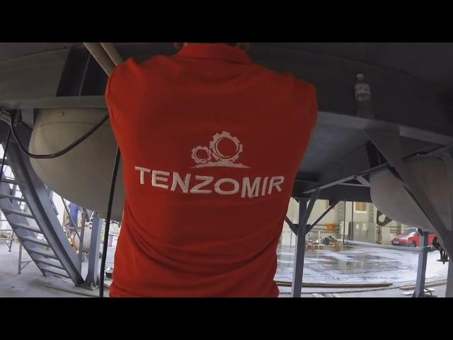 Система измерения веса и температуры в реакторе