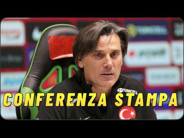 Vincenzo Montella in conferenza stampa.