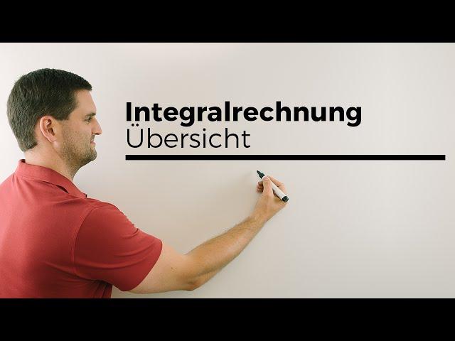 Integralrechnung, Anfänge, Übersicht, Stammfunktionen etc. | Mathe by Daniel Jung