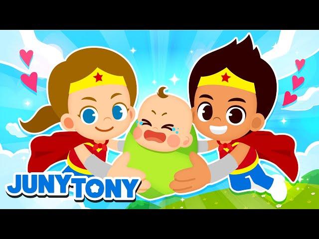 My Superhero Family Song | We Are a Gassy Poopy Family +More | Kids Songs | JunyTony