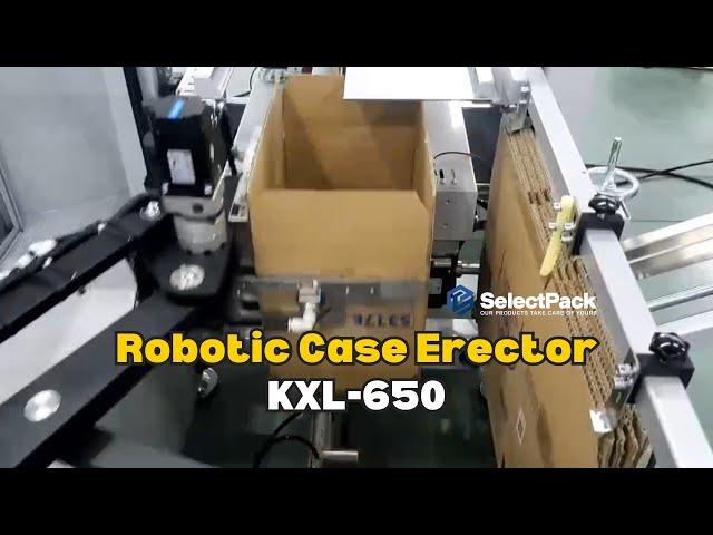 Robotic Case Erector KXL-650 | SelectPack #machine #selectpack #manufacturing