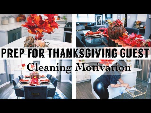 LET'S DO THIS !! THANKSGIVING CLEAN AND PREP WITH ME 2020