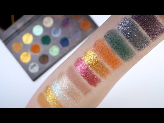 Nomad Cosmetics Haunted Europe Palette Swatches