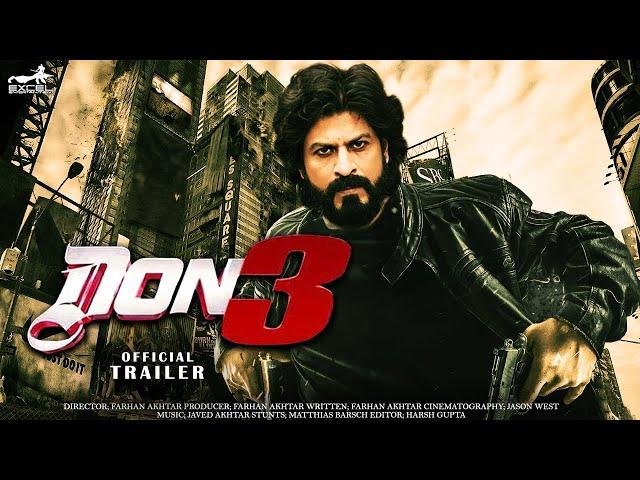 Don 3 The Final Chapter  Official Concept Trailer  Shah Rukh khan  Priyanka Chopra  Amitabh Bachchan