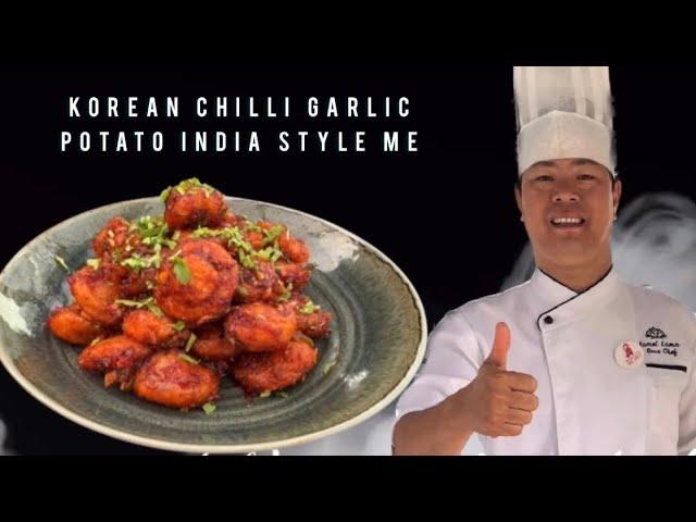**Korean Chili Garlic Potatoes** Indian style | full recipe Hindi me |