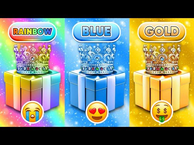 Choose Your Gift...! Rainbow, Blue or Gold ⭐️ How Lucky Are You?  Quiz Shiba