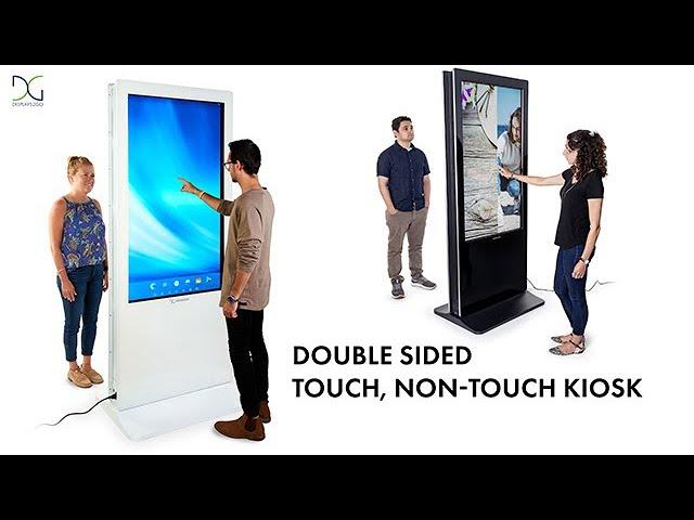 Double-Sided Digital Signage & Touch Screen Kiosks | Displays2go®