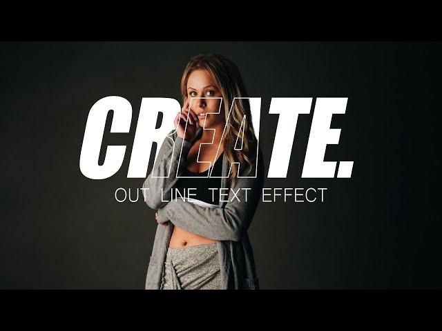 Learn How to make Outline Text Effect in Photoshop 2023