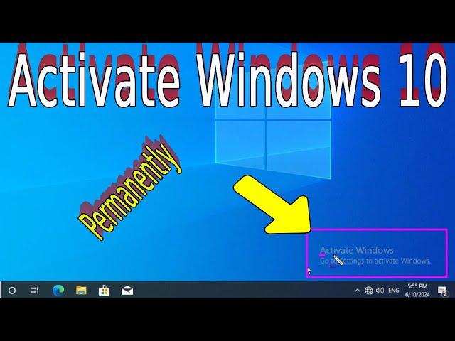 Permanently Remove:- Activate Windows Go To Settings To Activate Windows Watermark On Windows 10.