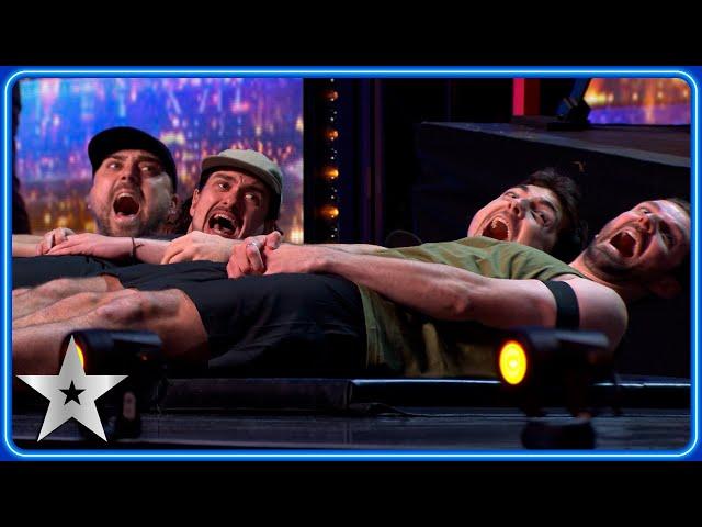 OUCH! The Lazy Generation walk BAREFOOT on PLUGS and LEGO! | Auditions | BGT 2025