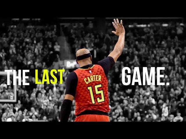 Vince Carter - The Last Game. (Emotional)