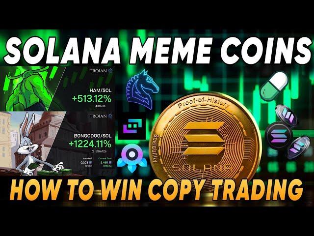 Solana Meme Coins | How To Win Copy Trading | Best Tools To Use | How To Make Profit Daily | SOL