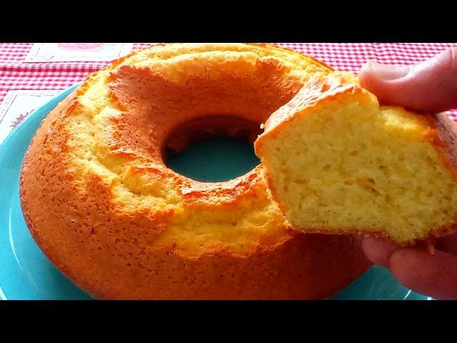 CIAMBELLA ALL'ARANCIA SOFFICISSIMA - FACILE, PRONTA IN POCHI MINUTI E SENZA BURRO - dolce semplice