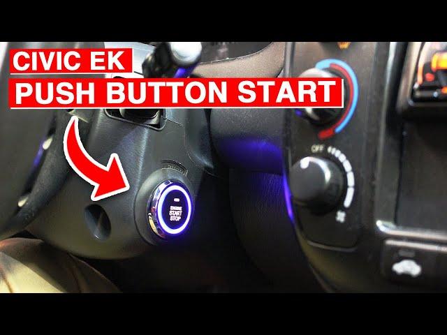 Installing Push Button Start To Project Civic EK