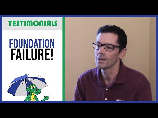  Foundation Failure! (foundation repair) - Dry Guys Testimonial