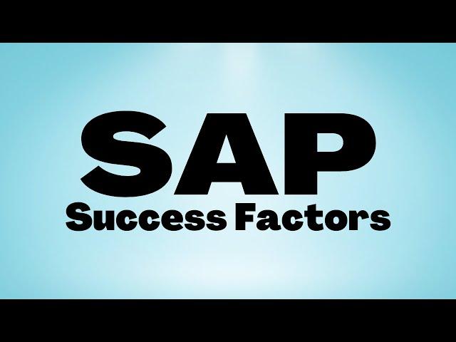 SAP SuccessFactors Training | Managing Employees in SAP SF Tutorials | SAP SuccessFactors Tutorials