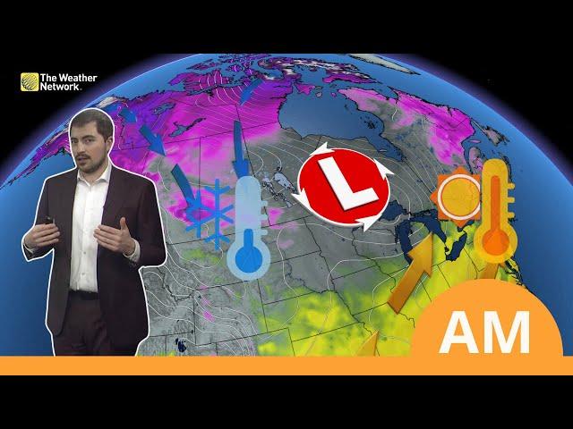 Canada's National Forecast: Storms for British Columbia and Ontario | #WeatherAM