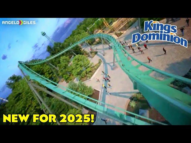 Rapterra LEAKED Animation POV NEW FOR 2025 Kings Dominion Launched Wing Roller Coaster!