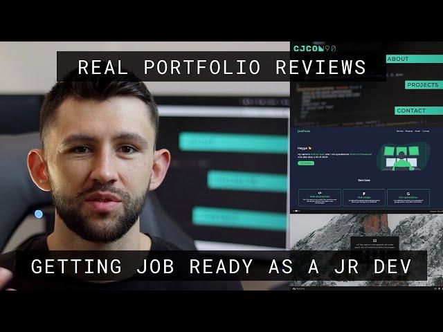 Reviewing REAL Portfolios of Junior Developers | See If You Are Job Ready