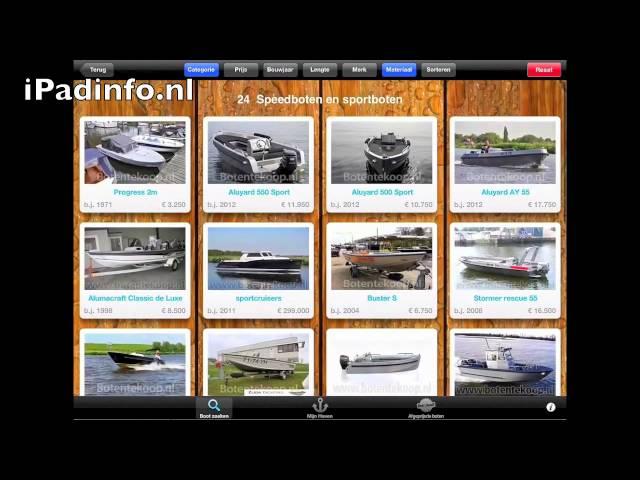 Botentekoop App voor iPad [iPadinfo.nl]