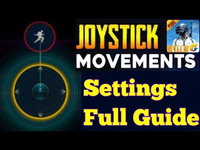 Pubg lite Best Joystick Fast Movement Settings | Joystick Perfect Size settings in Pubg | Joystick ?