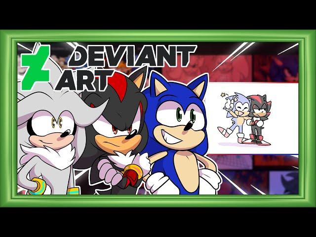 Team SSS Visit Deviant Art - SONIC & SILVER KISSING SHADOW?!?