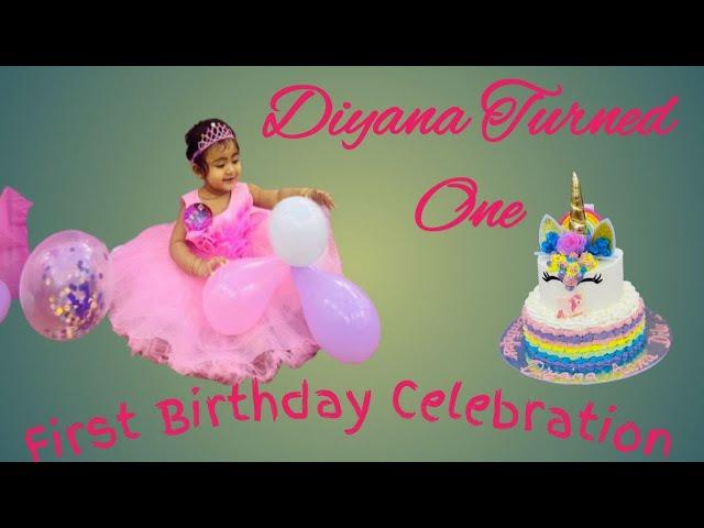Diyana Turned One