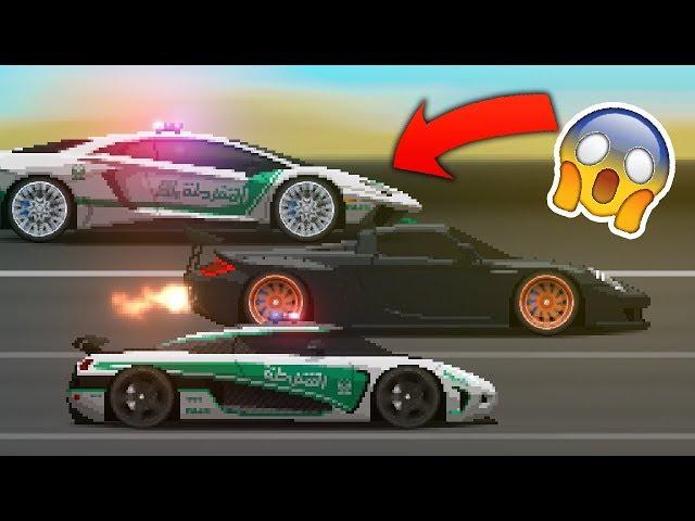 Pixel Car Racer MOD - DUBAI *SUPERCAR* Cops?! *TOO FAST*