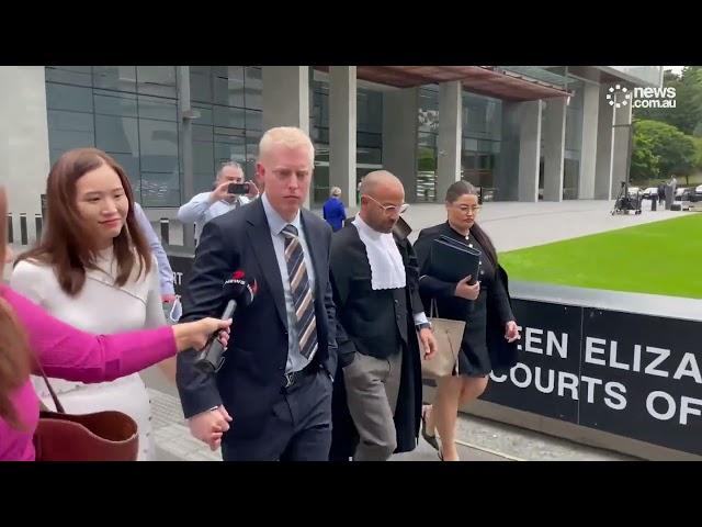 Total LOSER Karl Jobst takes the walk of SHAME after losing his court case against BIG DIMES BILLY!