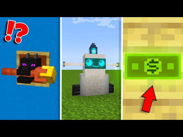 25 SECRET Minecraft Build Hacks! (Easy)