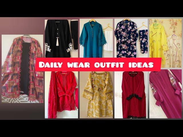 Most stylish, trendy Daily wear outfit ideas for summer 2023 || how to design casual dress at home