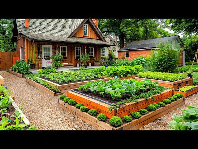 Inspiring Vegetable Gardening Ideas for 2024: Designing Small Wooden Planter Areas