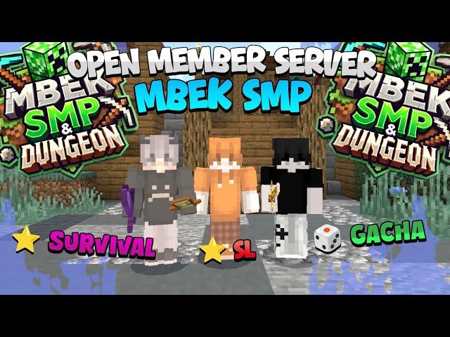Open Member Server  MCPE/JAVA Versi 1.21.50 Survival Murni | MBEK SMP  ada Senjata legends!!