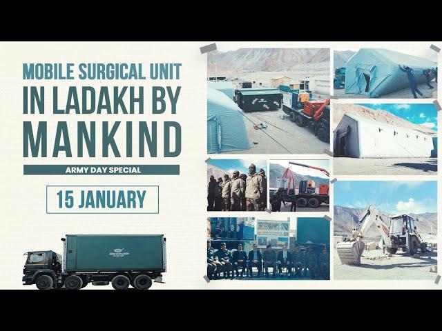 Honouring Heroes with Mankind Pharma's Mobile Surgical Unit | Army Day | 15th January