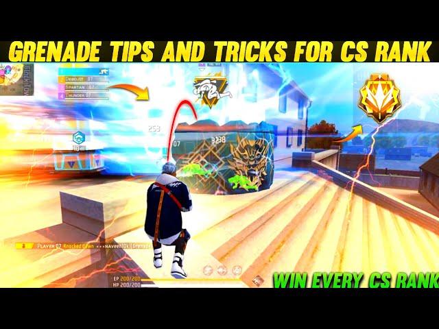 GRENADE TIPS FREE FIRE | CS RANK TIPS AND TRICKS | Player 07