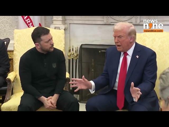 Donald Trump Shuts Down Peace Talks in Huge Clash with Zelensky in White House | News9