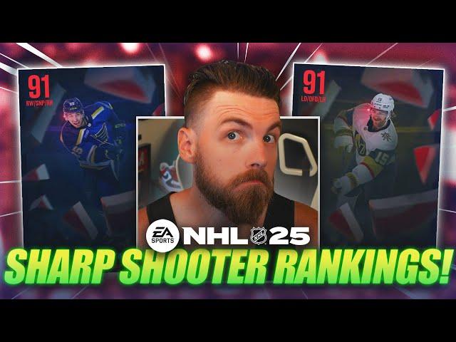 WHAT NHL 25 HUT SHARP SHOOTER PLAYERS ARE THE BEST?