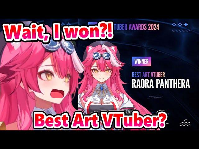 Raora Jumped on her Bed when she Won Best Art VTuber Award...