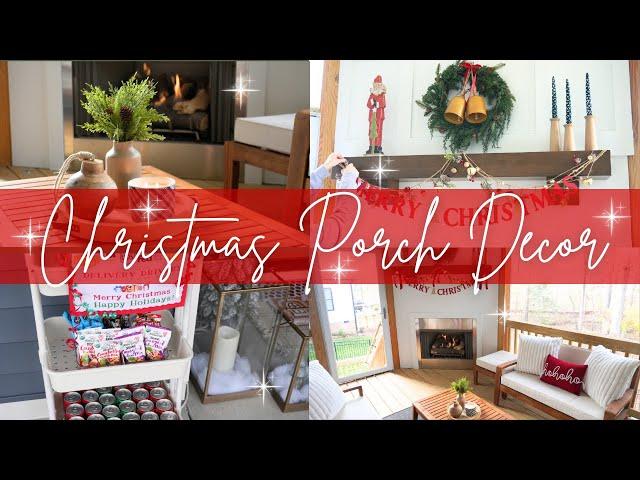 Christmas Decor Ideas 2024! Christmas Front Porch Decorate With me! Christmas Decor and Memories