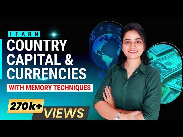 Country Capital & Currency of the World | Currency of All Countries | Current GK & Static GK