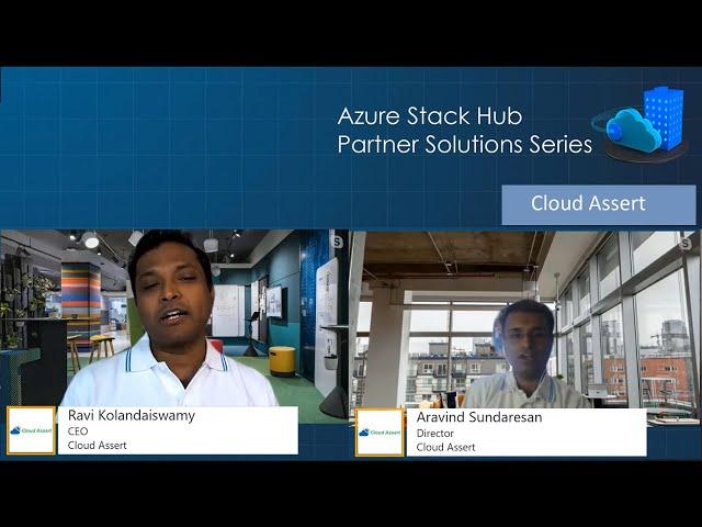 Azure Stack Hub Partner Solutions Series – Cloud Assert