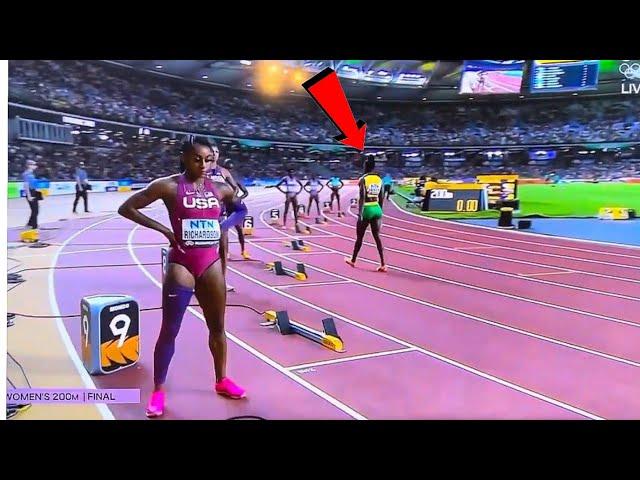 OMG Greatest 200M In History Shericka Jackson destroyed Julien Alfred & Gabby thomas Incredible 