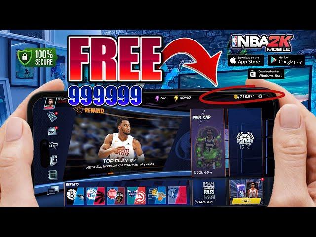 NBA 2K Mobile Hack  Works Tutorial get FREE Coins in NBA 2K Mobile Hack 2025 (iOS & Android)