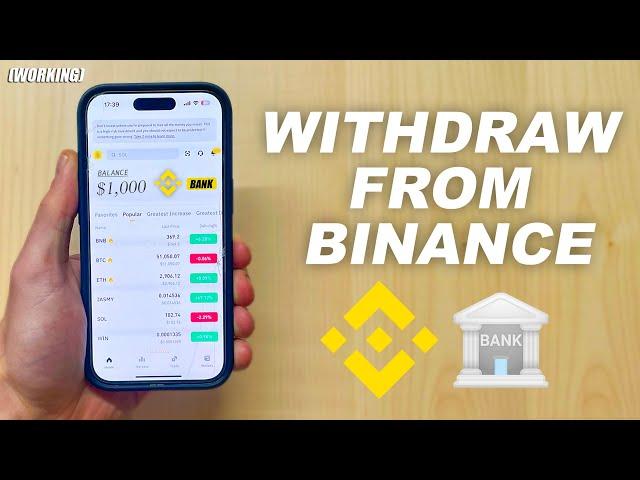 Withdraw Money FROM BINANCE to BANK 2024 | WORKING TUTORIAL (GBP, EUR, USD & MORE)