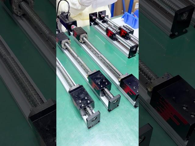 Double Block Different Direction Linear Motion Ballscrew Actuator Motorized Rail Guide #factory #cnc