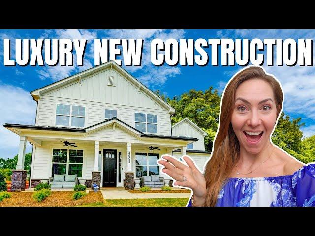 Luxury New Construction in Charlotte NC | Luxury Home Tour South Charlotte | Charlotte VLOG Tour