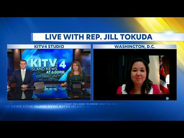 Live on KITV4: Hawaii Congresswoman Jill Tokuda talks Biden's State of the Union