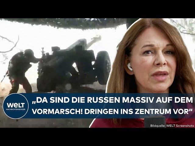 PUTINS KRIEG: Ukraine in Not! "Da sind die Russen massiv auf dem Vormarsch! Dringen ins Zentrum vor"